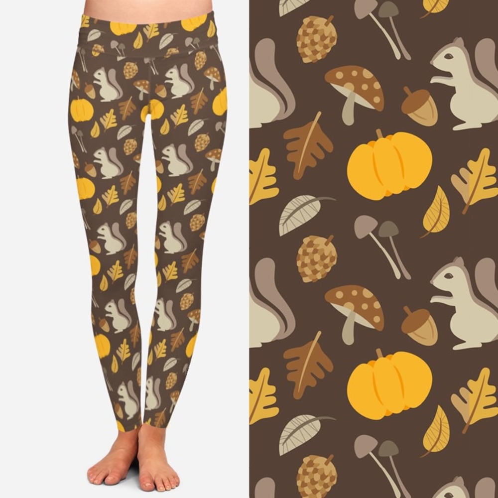 Custom leggings - Cute Squirrels